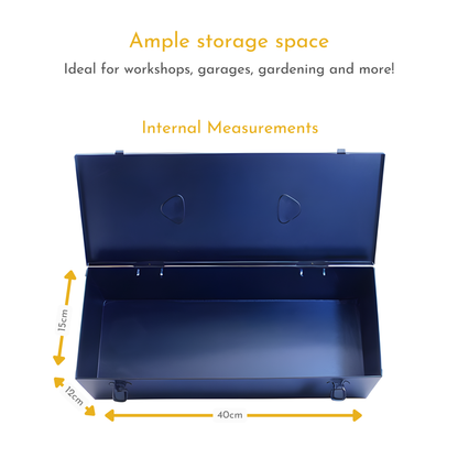 Multi Use Hobby & Tool Box with Double Toggle Closure