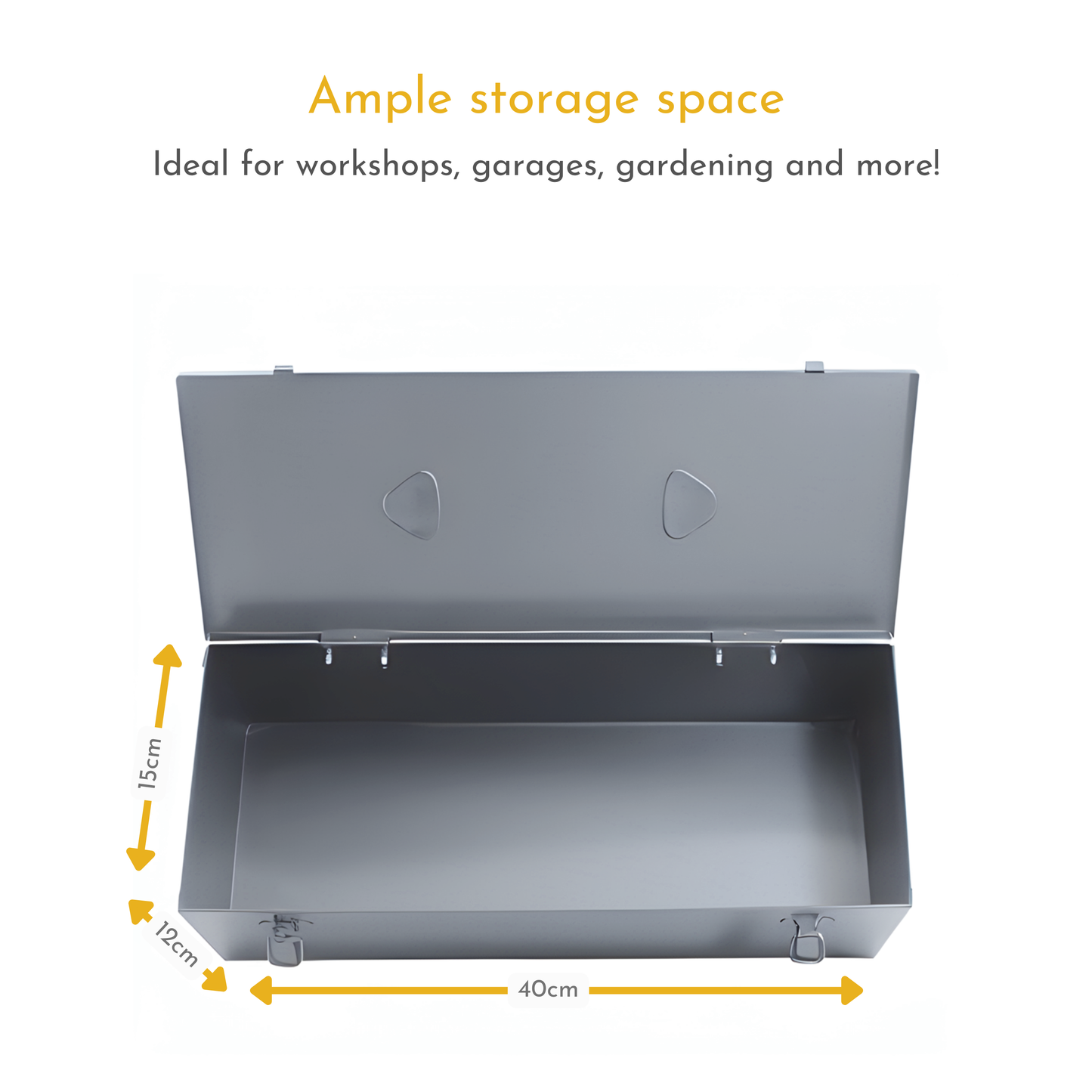 Multi Use Hobby & Tool Box with Double Toggle Closure