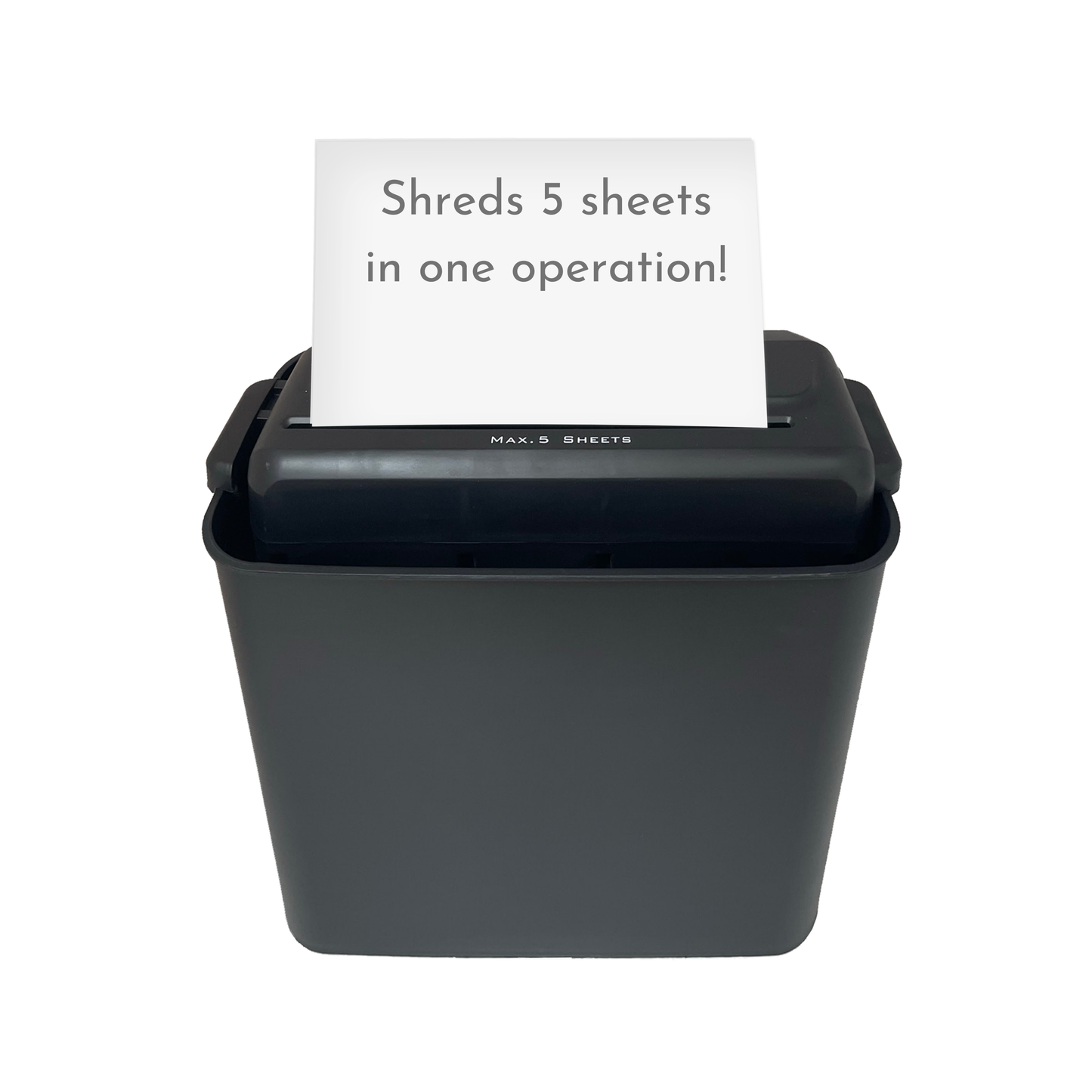 5 Sheet Strip Cut Shredder with 8.5 Litre Bin