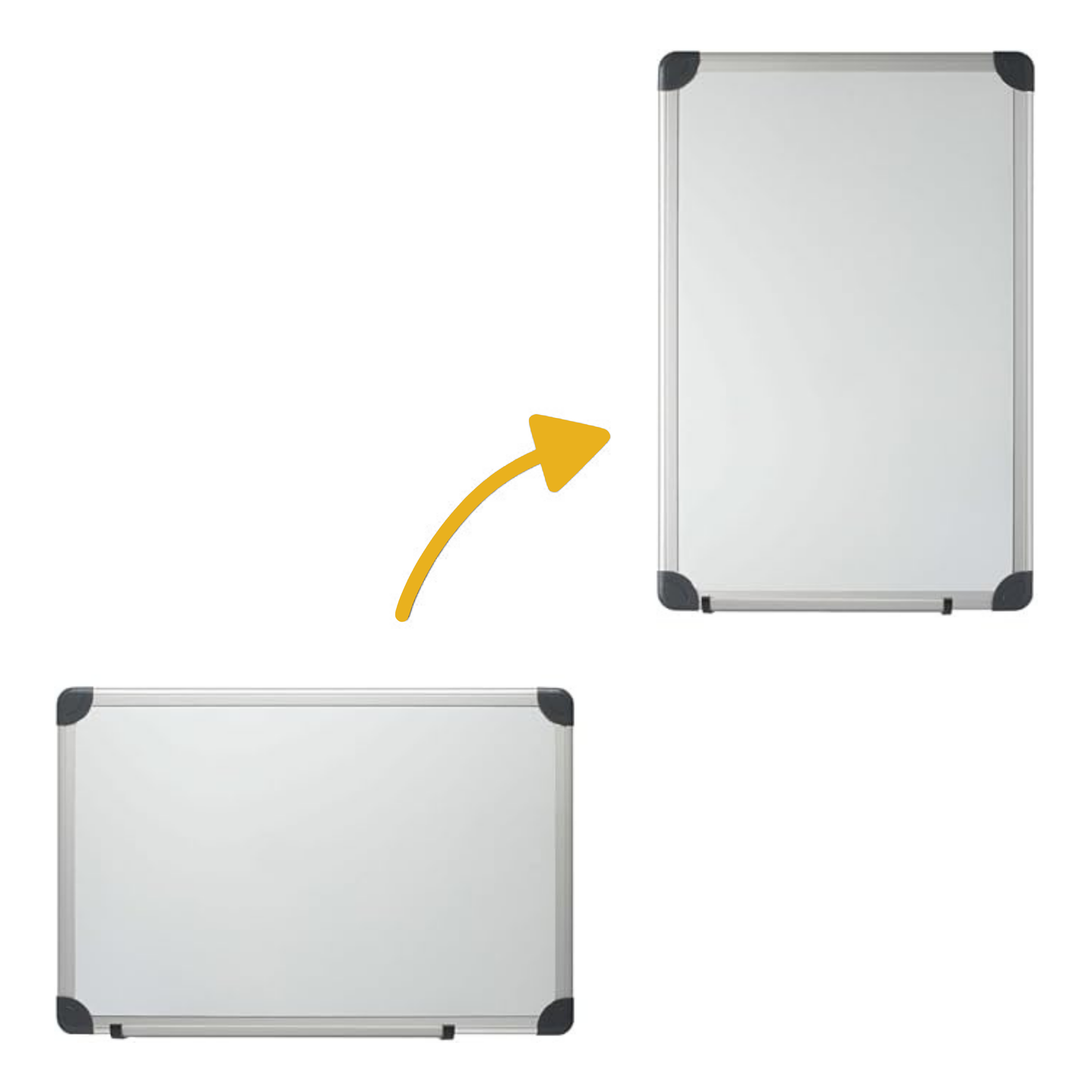 30 x 45cm Magnetic Dry Erase Whiteboard with Aluminium Frame