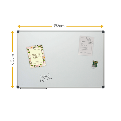 Magnetic Dry Erase Board - 60x90cm