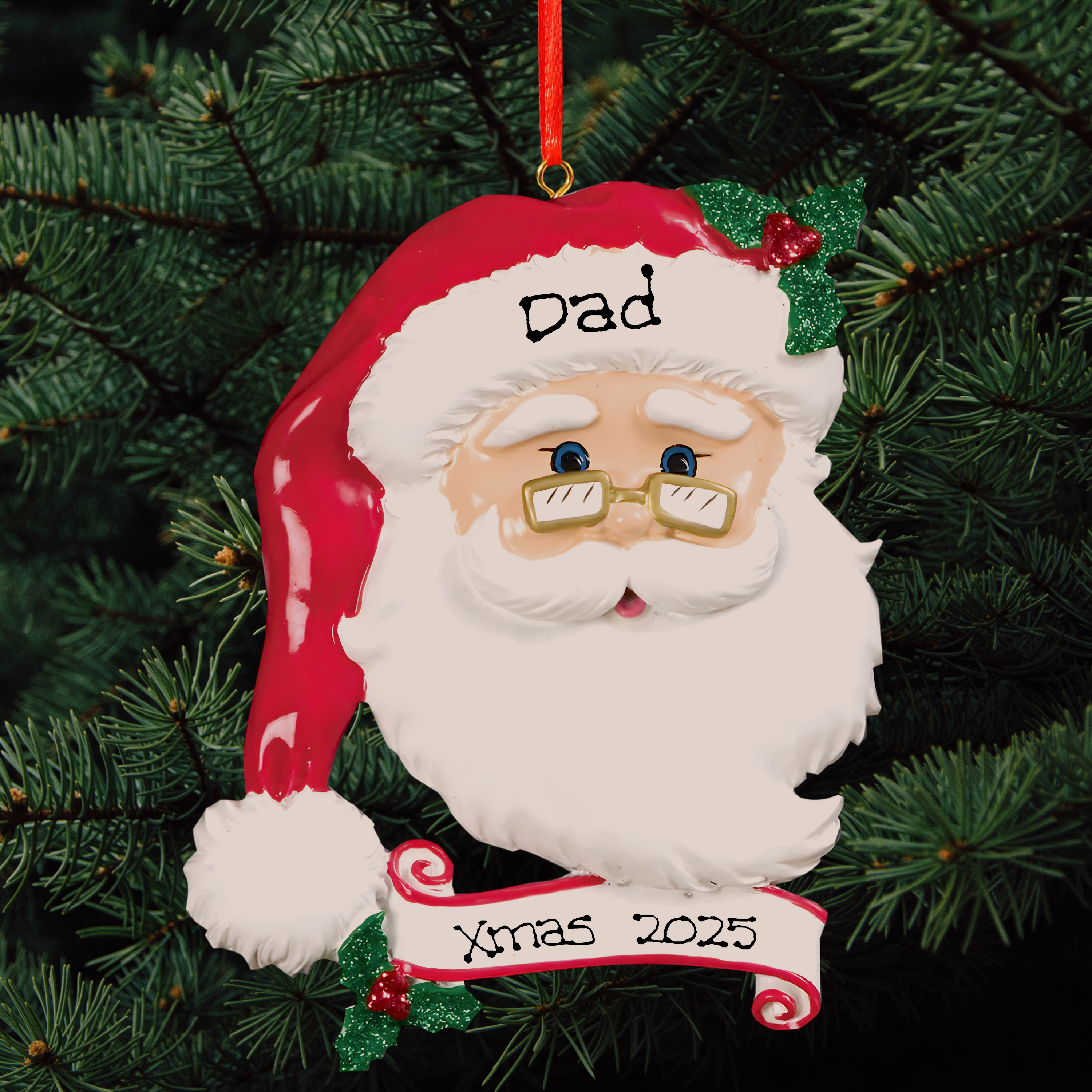 Jolly Santa - Personalised Christmas Decoration