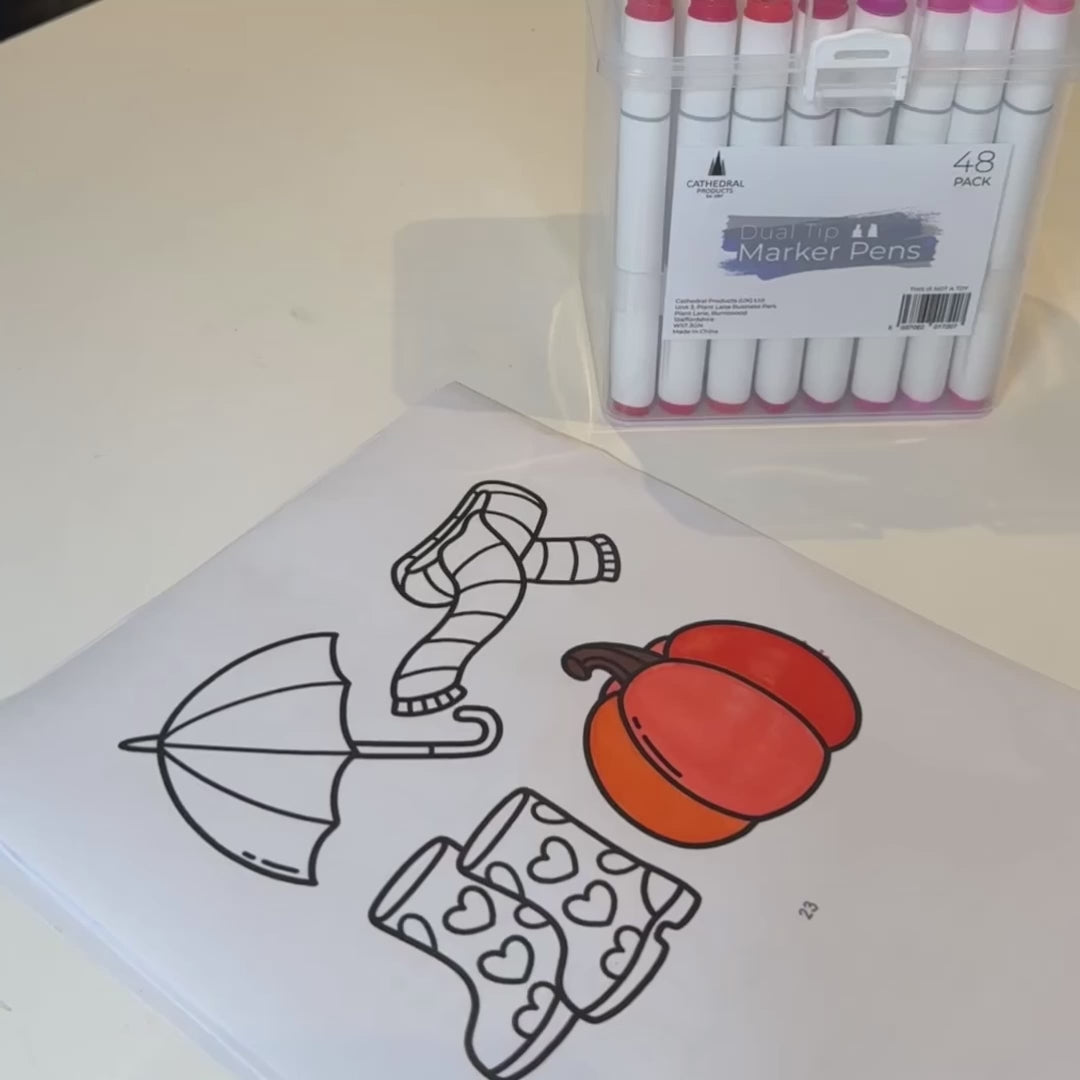 Dual Tip Art Marker Pens Set