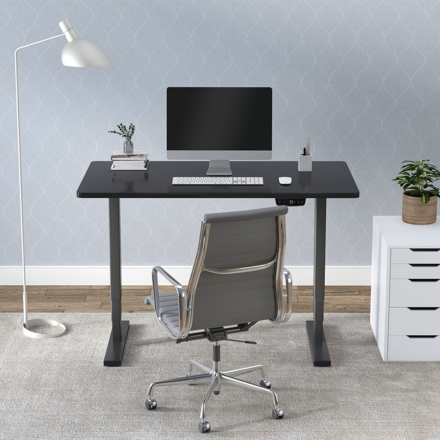 3 Stage Dual Motor Sit and Stand Height Adjustable Desk